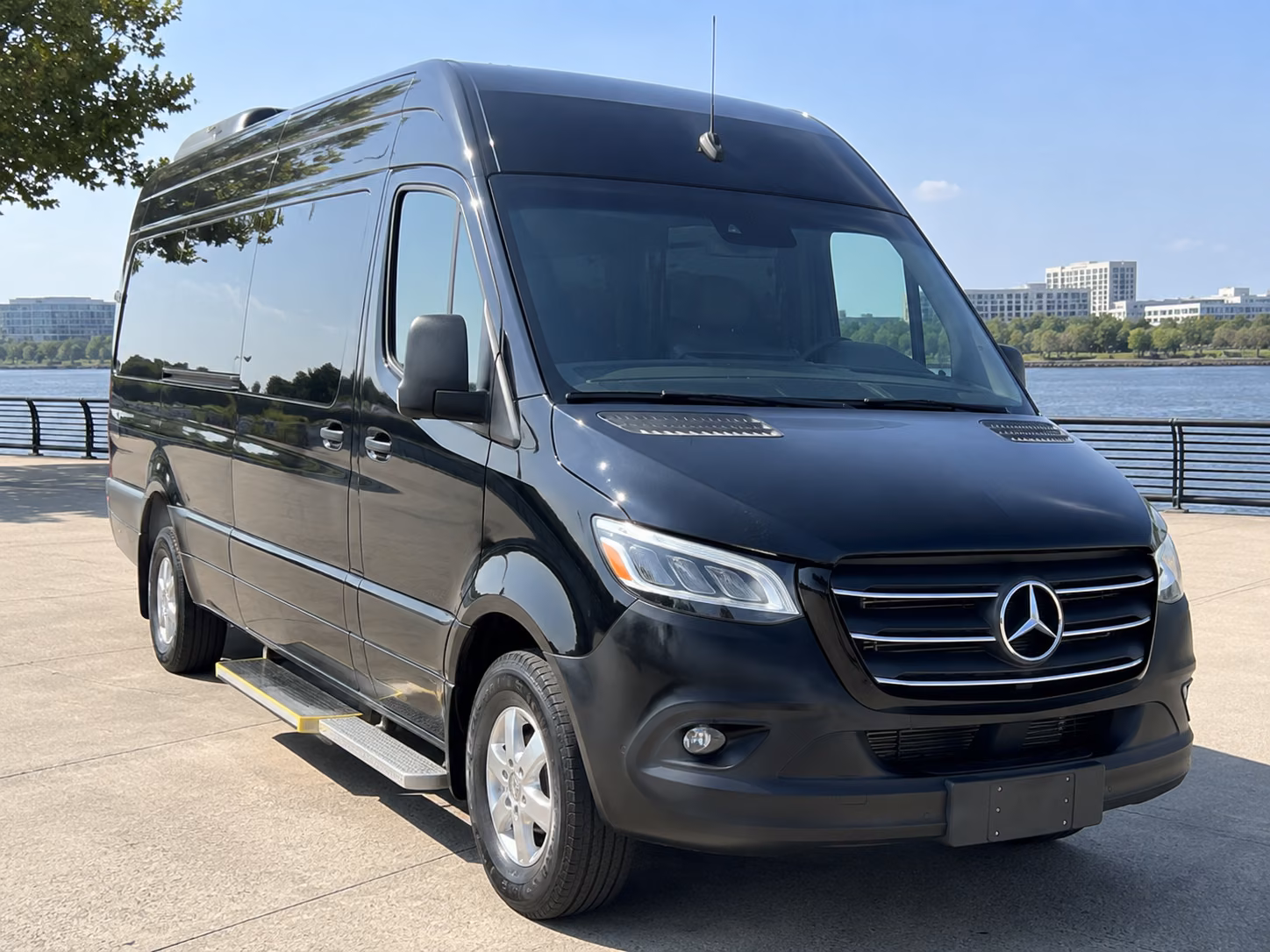 parent coordinated sprinter van bookings with a set pickup and return time in toledo